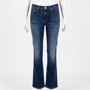 NWT rag & bone 10” Crop Slim Bootcut Worcester Wash Jeans Women’s Size 27